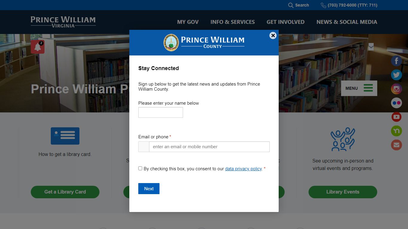 Prince William Public Libraries - Prince William County, Virginia